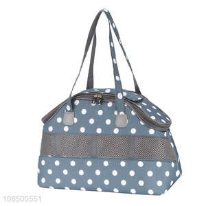 High quality fashion polyester pet handbag portable pet bag