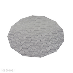 Factory wholesale pvc waterproof anti-slip dining table mats