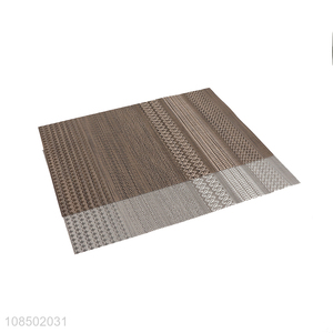 Online wholesale anti-slip pvc restaurant table mat place mats