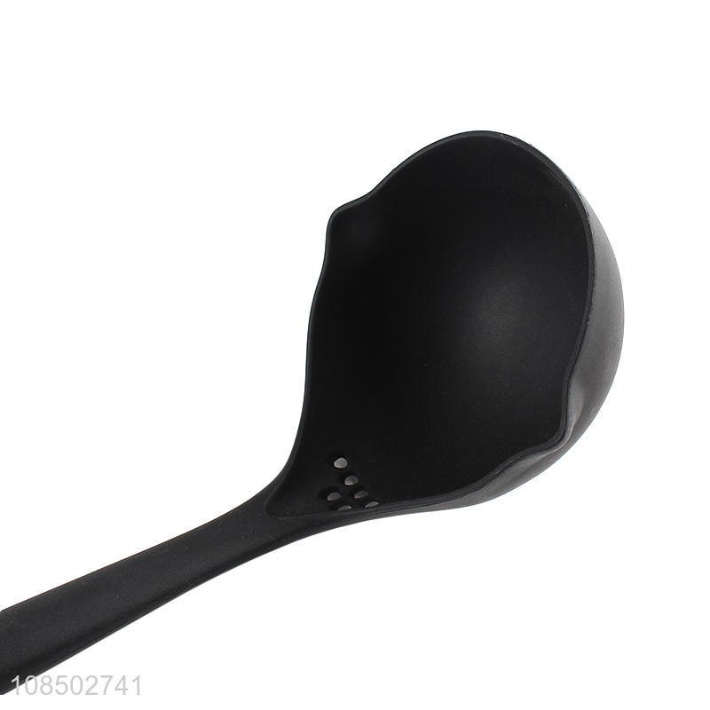 Wholesale price nylon soup spoon with plastic handle