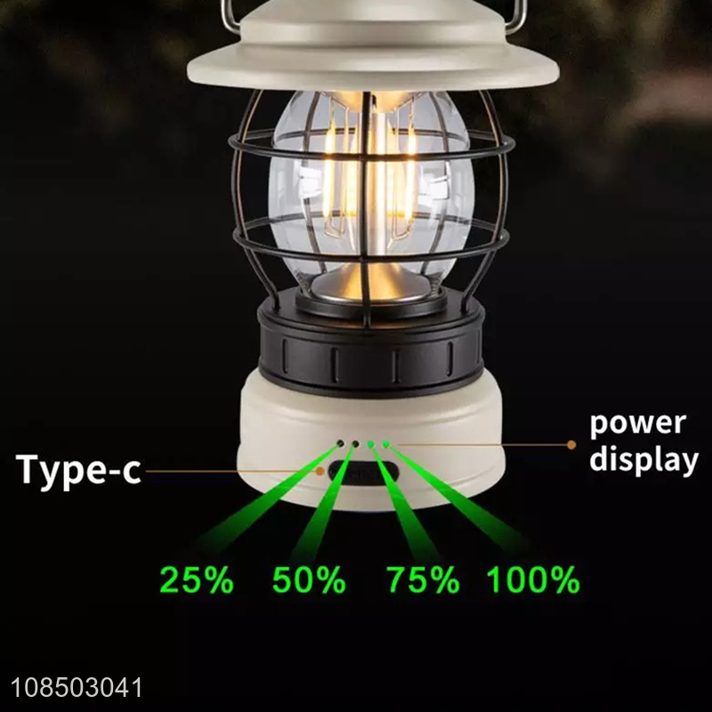 Wholesale portable outdoor lighting rechargeable led camping tent light atmosphere lamp