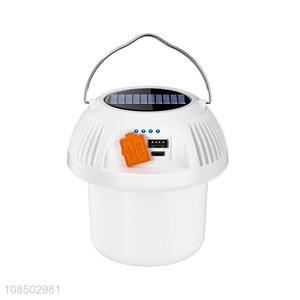 Wholesale portable outdoor tent light solar charging usb charging led camping light