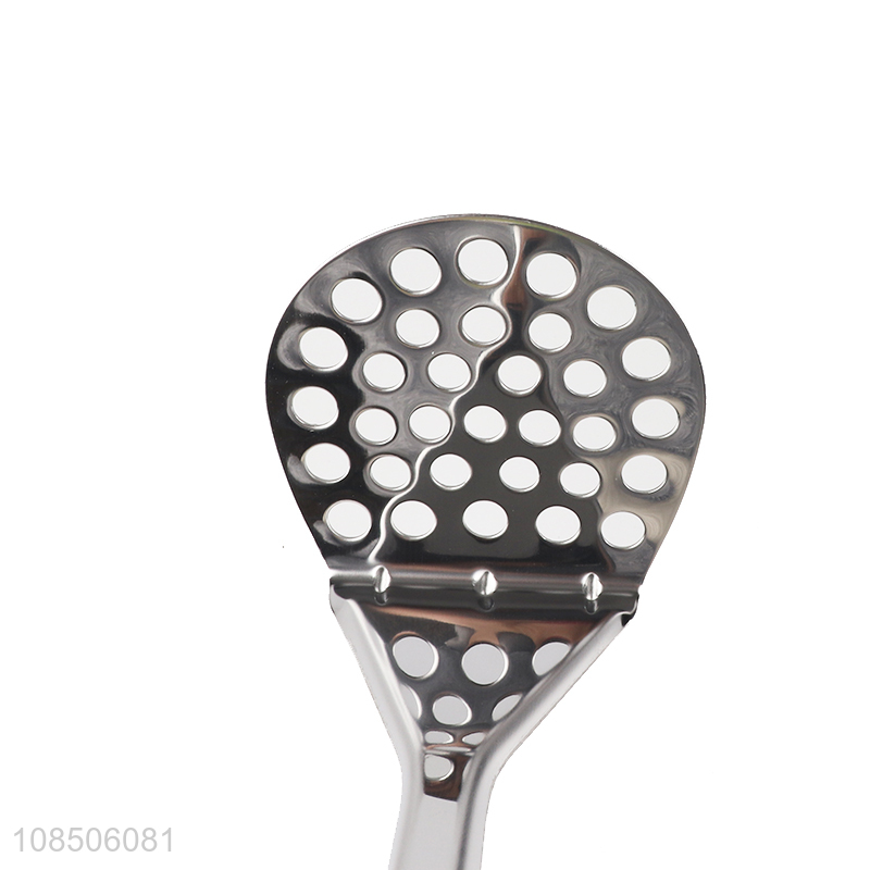 High quality stainless steel potato masher with comfort grip