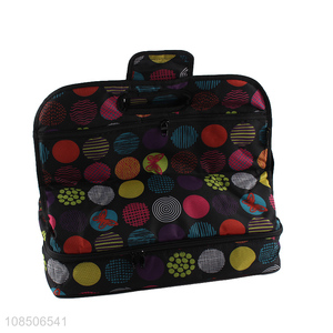 Yiwu factory colourful portable school office food lunch cooler bag