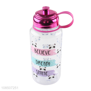 New style large capacity plastic water bottle for travel