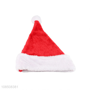 Hot selling fluffy Christmas hat for men and women