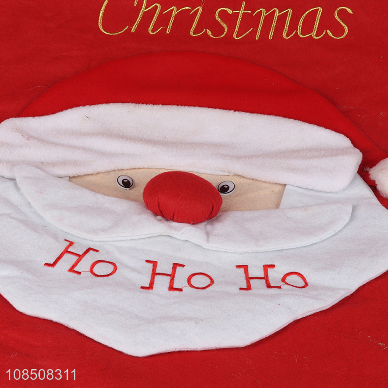 High quality Christmas drawstring gift bags Christmas supplies