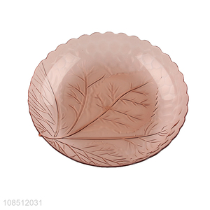 China wholesale plastic round fruit plate food plate for tableware