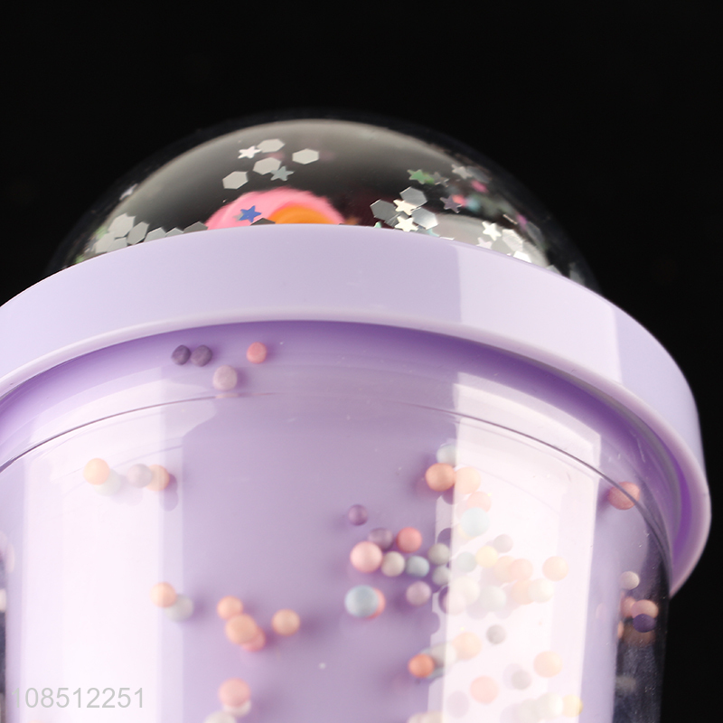Hot items colourful plastic children straw water bottle for drinking