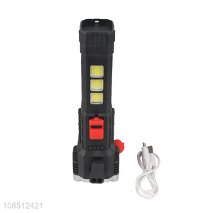 China factory portable handheld rechargeable flashlight for sale