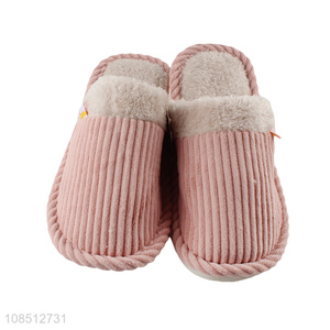 Good quality women winter fuzzy slippers comfy indoor slippers shoes