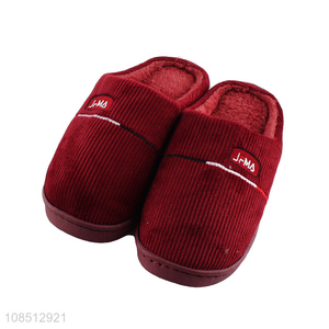 Good quality women girls winter slip-on indoor slides house shoes