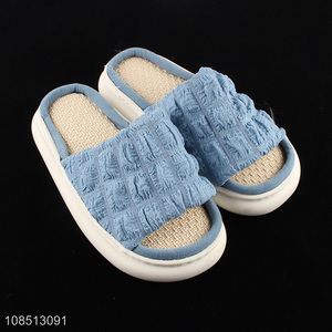 Hot sale women nonslip indoor slippers thick soft soled house slippers