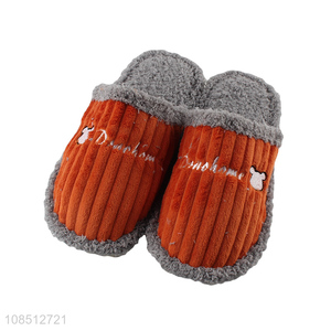 Wholesale women winter warm slippers anti-slip breathable house slippers