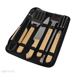 Online wholesale stainless steel household barbecue tool set
