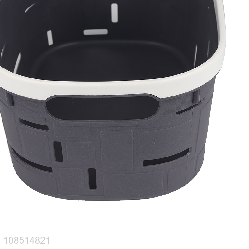 Online wholesale household plastic storage basket with handle