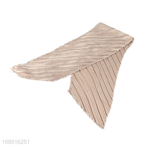 New products women neckscarf thin crumpled satin silk scarf