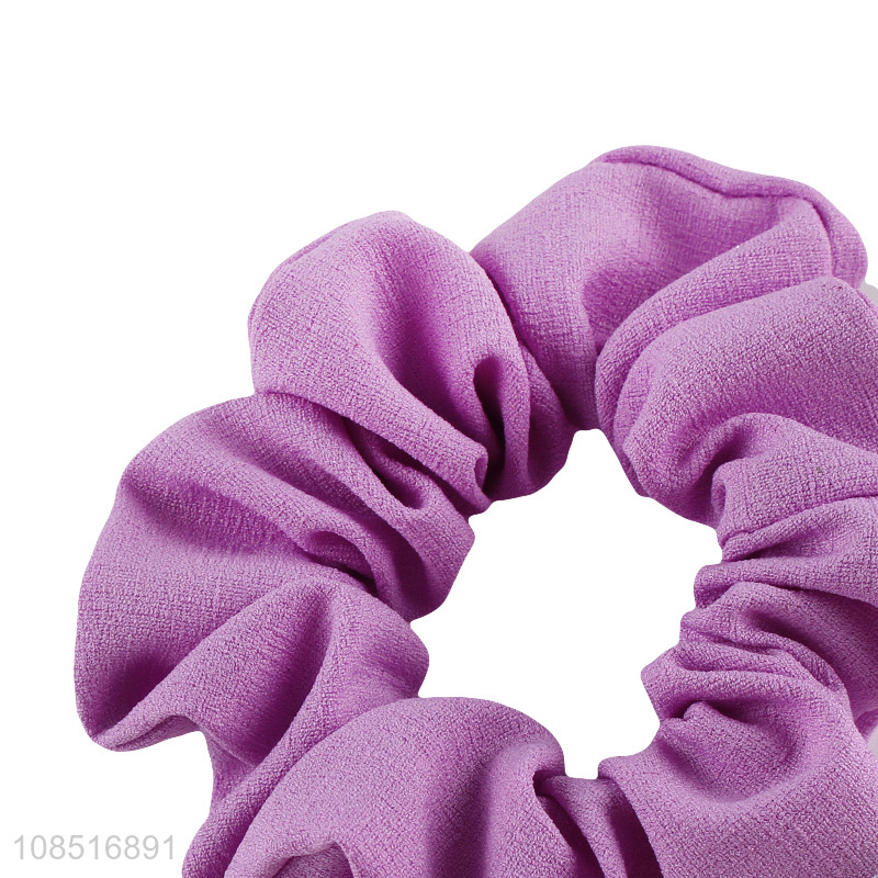 China supplier high elastic hair bands scrunchie for thick hair