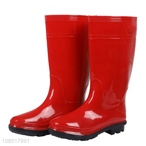 New arrival multicolor men waterproof working safety shoes rain boots