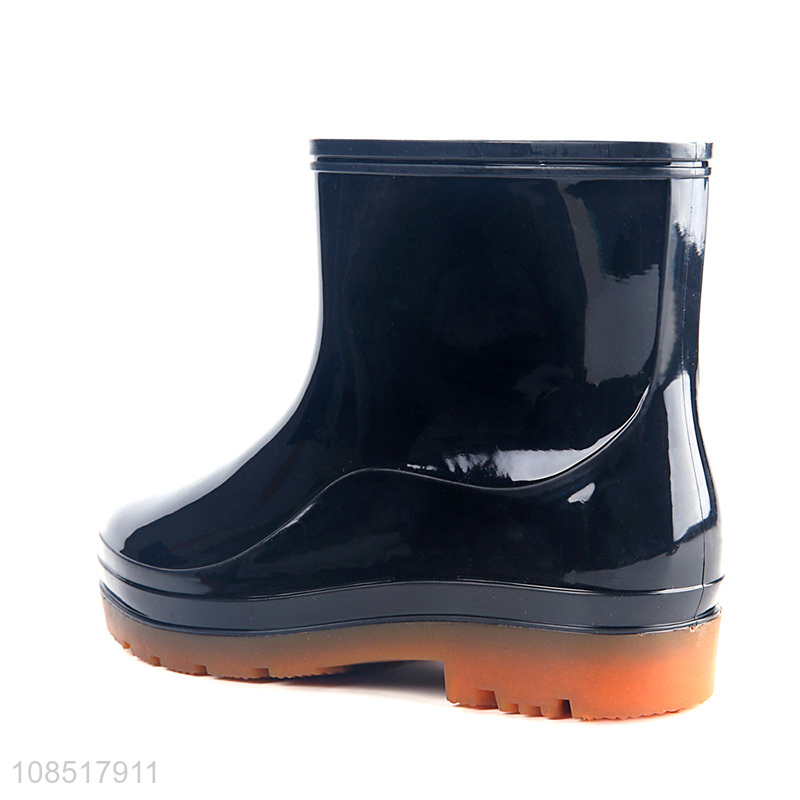 Good quality waterproof men safety work boots rain boots for sale