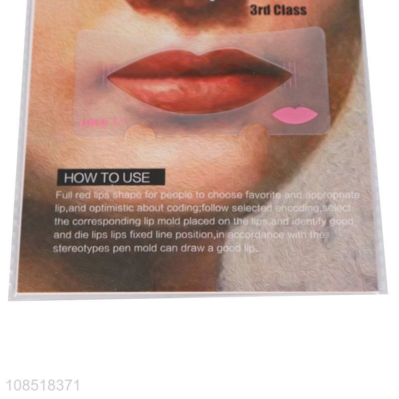Wholesale women lip blush stencil lip painting guide for beginners