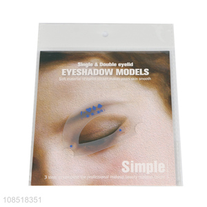 Wholesale eyeshadow stencil eye shadow template quick makeup tool