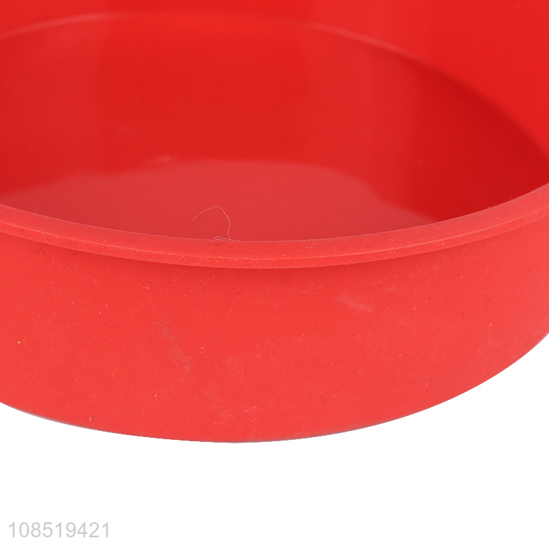 China wholesale red silicone non-stick cake mould for baking tool