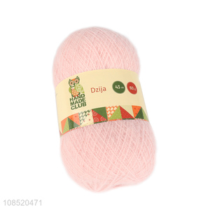 China products pink girls sweater knitting soft yarn