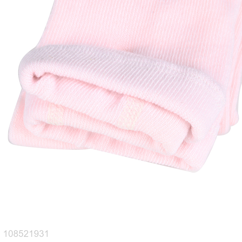 Popular products kids pink cotton socks panty hose socks