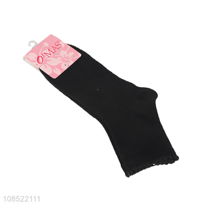 Top selling black women cotton comfort socks short socks