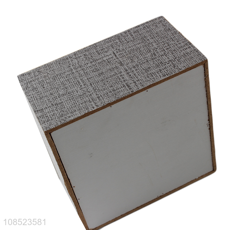New products density board storage box for tabletop decoration