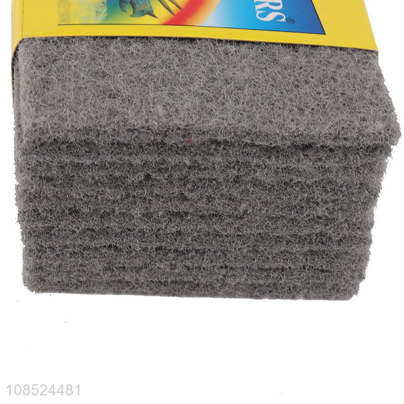 Wholesale durable heavy duty non-scratch scouring pads for kitchen