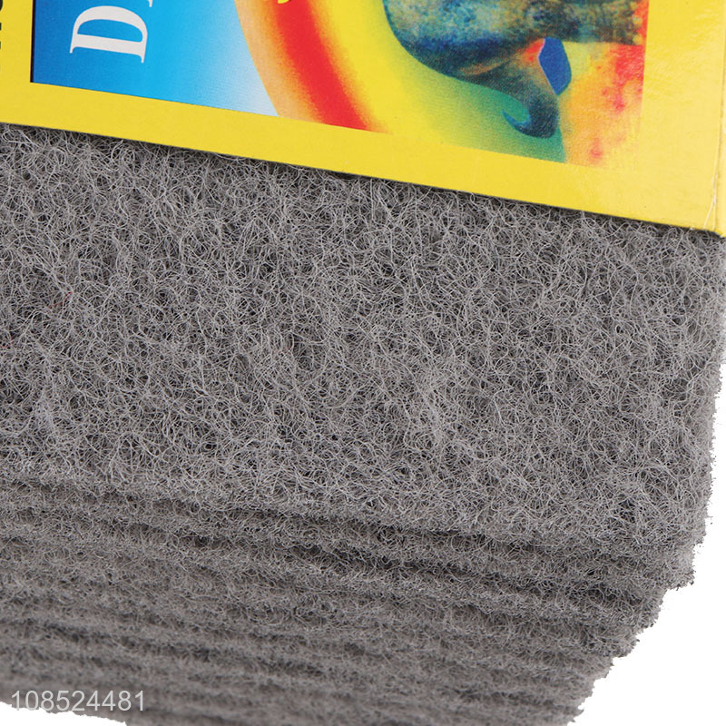 Wholesale durable heavy duty non-scratch scouring pads for kitchen