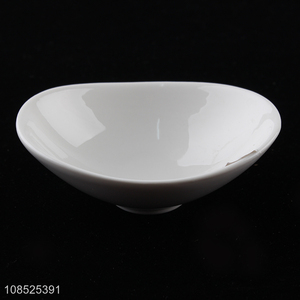 Top products white ceramic decorative tableware plate dishes