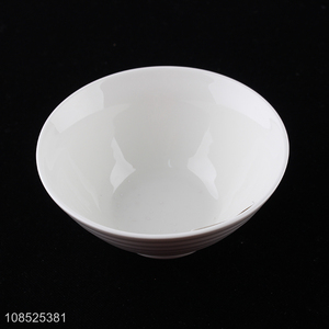 Good selling white ceramic tableware bowl for household