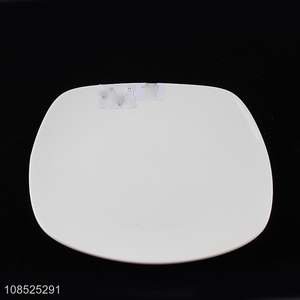 Hot items white ceramic tableware plate for home and restaurant