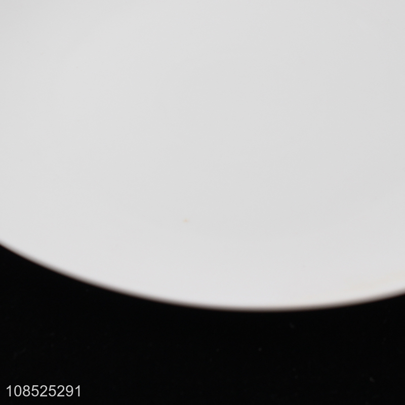 Hot items white ceramic tableware plate for home and restaurant