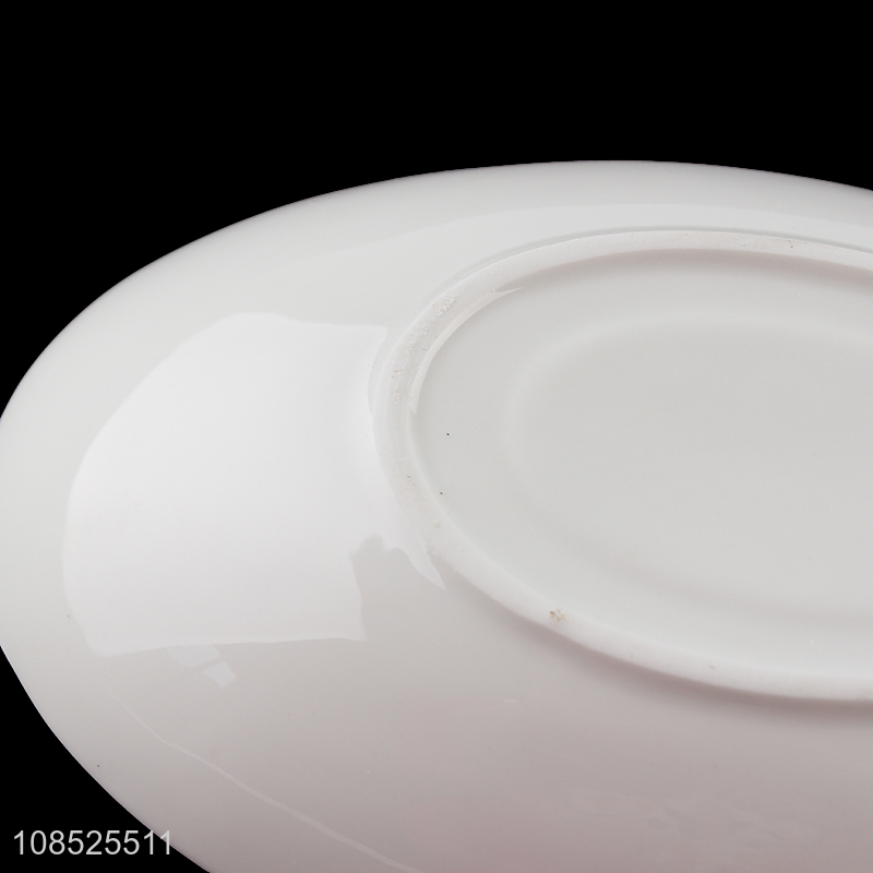 Good selling white ceramic plate dinnerware plate