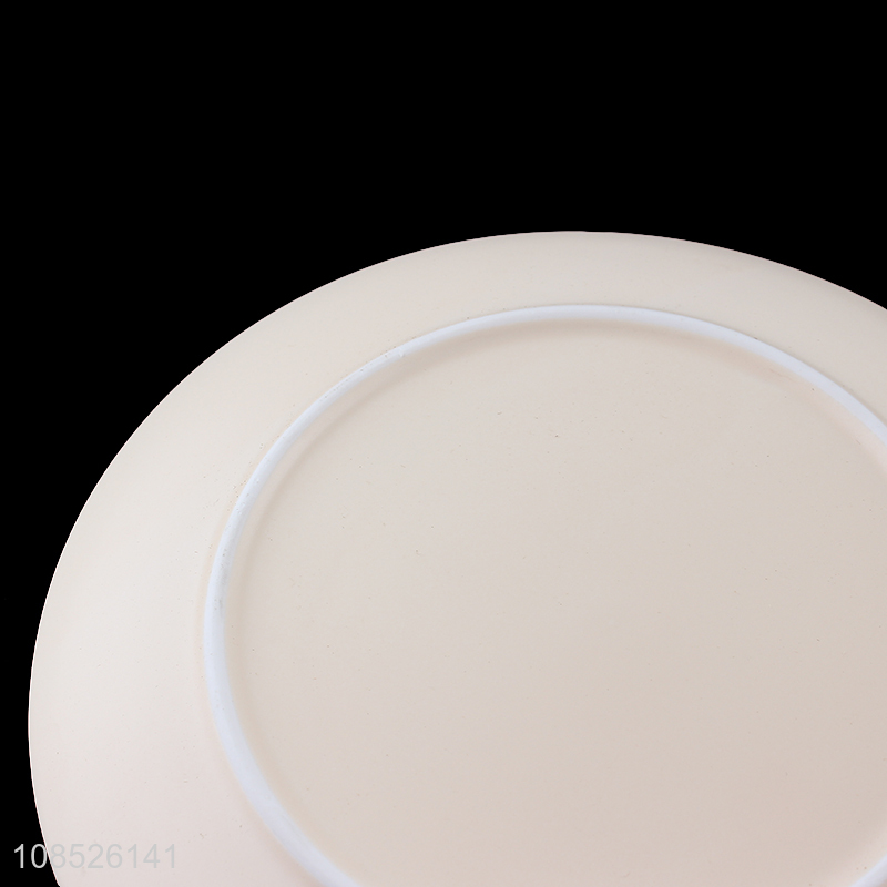 New products ceramic dinner plate porcelain serving plate