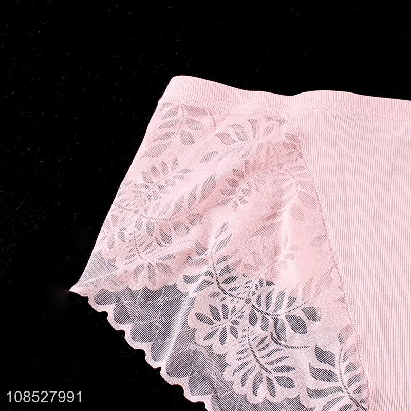 Hot selling women underwear thin high-waisted lace panties