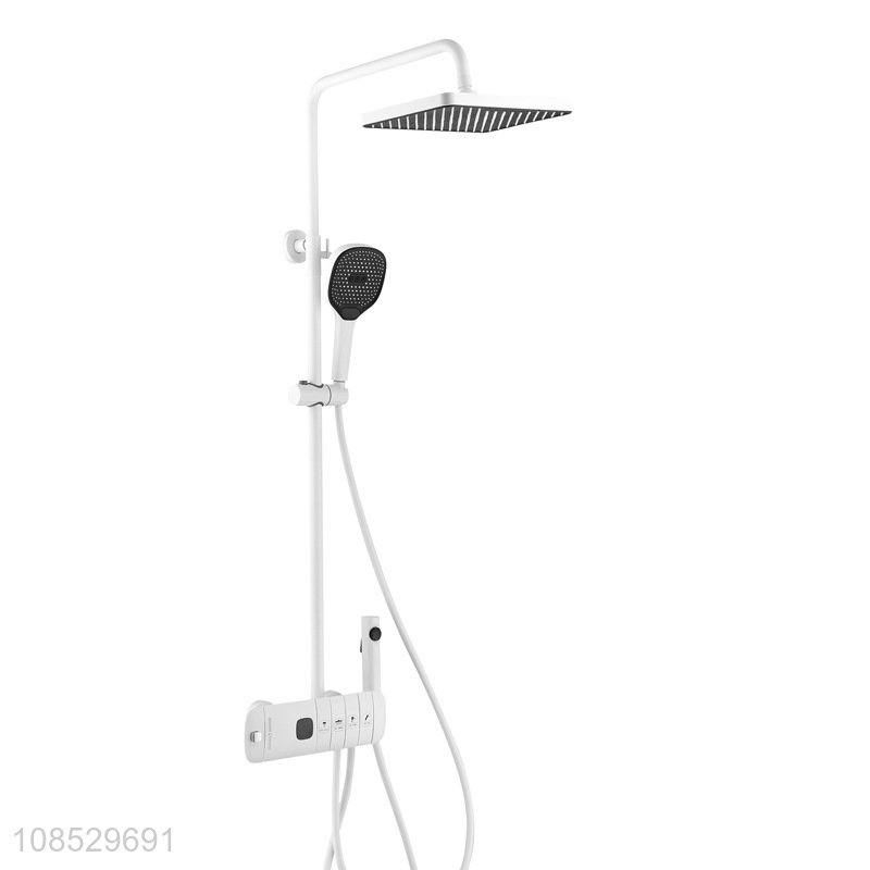 Good quality led digital display shower systerm set with bidet sprayer