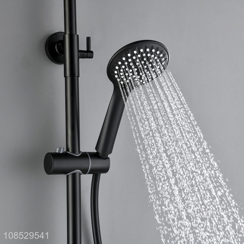 Wholesale brass bathroom faucet set thermostatic shower systerm set
