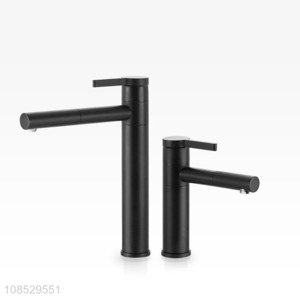 Factory price bathroom basin faucet single handle short tall taps