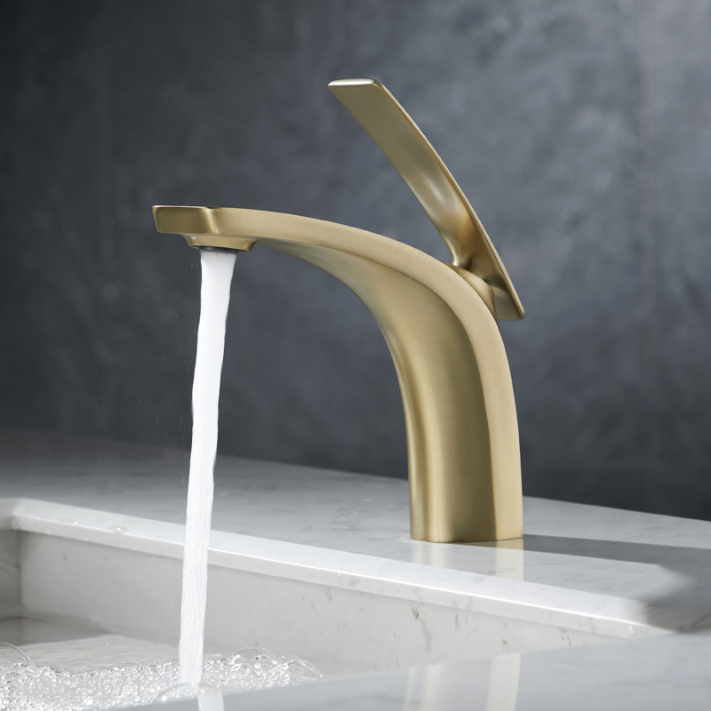 Wholesale high-end luxury brass washbasin faucet face basin mixer