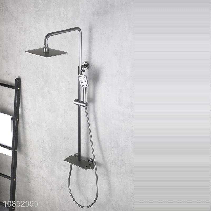 New product bathroom faucets brass thermostatic shower set with sprayer