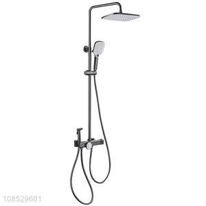 Wholesale high-end thermostatic shower systerm set with bidet sprayer