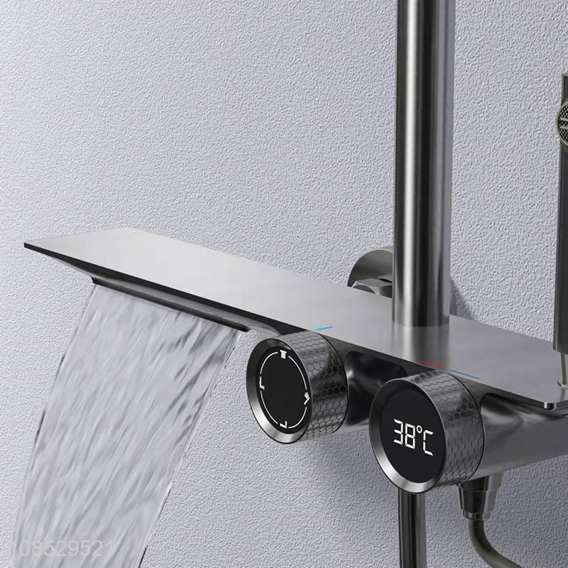 Best quality digital display thermostatic shower systerm set