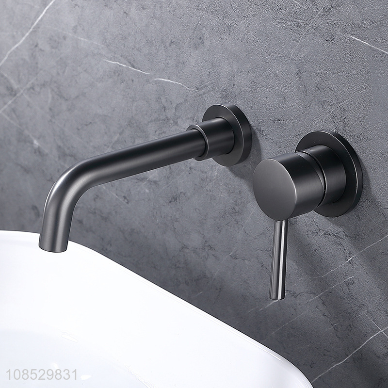 Wholesale concealed wall mounted single lever bathroom basin faucet mixer