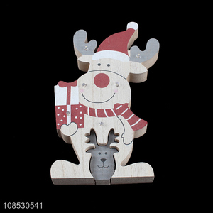 Hot products christmas decoration wooden ornaments for sale