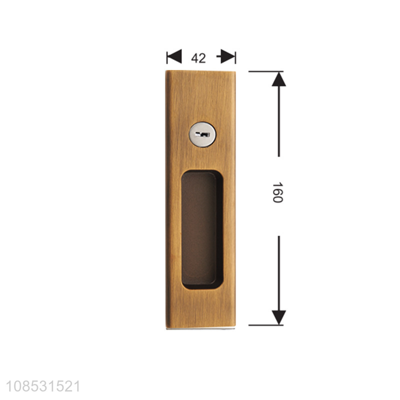 Wholesale invisible sliding door lock bathroom lock built-in moving door lock